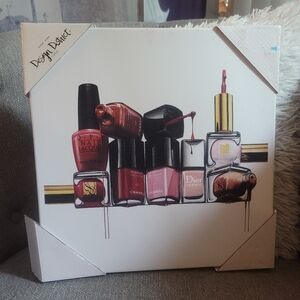 Wall Art nail polish bottles